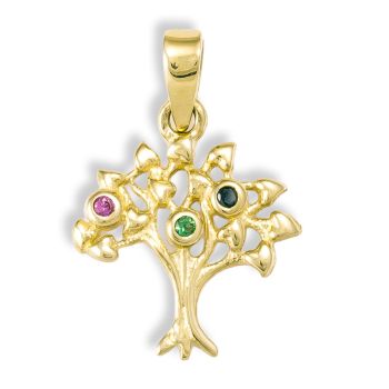 Přívěsek Strom života v kombinací barevných kamenů