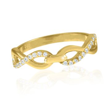Zlatý prsten symbol nekonečno