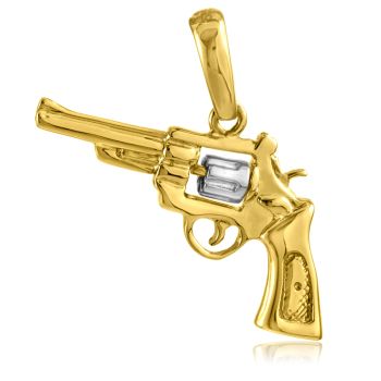 Zlatý přívěsek Revolver