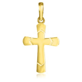 Zlatý přívěsek křížek