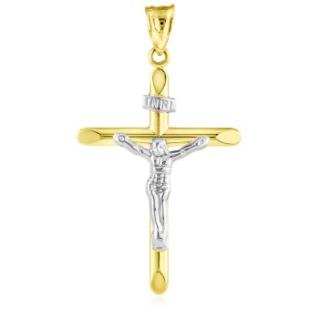 Velký zlatý Kříž s Ježíšem Kristem